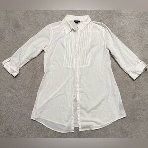 AGB Off-White Collared Blouse